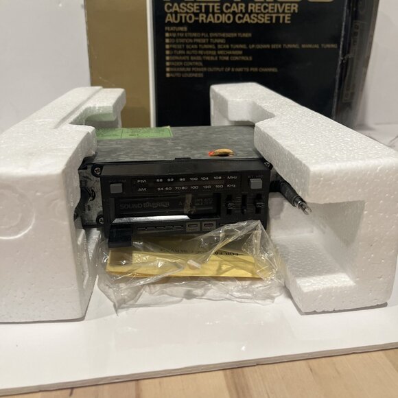 JVC KS-R130 AM/FM Radio Cassette Car Receiver Shaft Post Style Stereo Untested - Picture 7 of 9